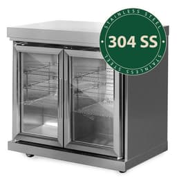 Myoutdoorkitchen - Modul kjøleskap med dobbeldører