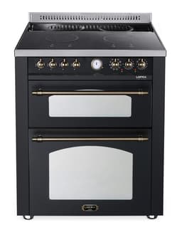 Lofra Komfur - Dolce Vita 70 cm (2 ovne) (Sort/Bronze) Induktion