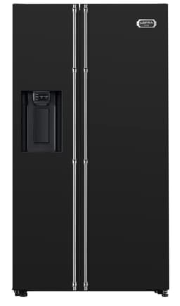 Dolce Vita Kylskåp (Svart/Krom) - 90 cm