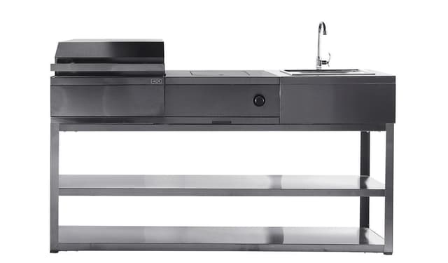 Myoutdoorkitchen - Nordic Line - Frittstående utekjøkken - Visby (Svart)