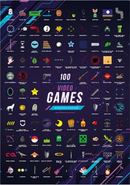 Mad Monkey Top 100 Video Games skrapaffisch