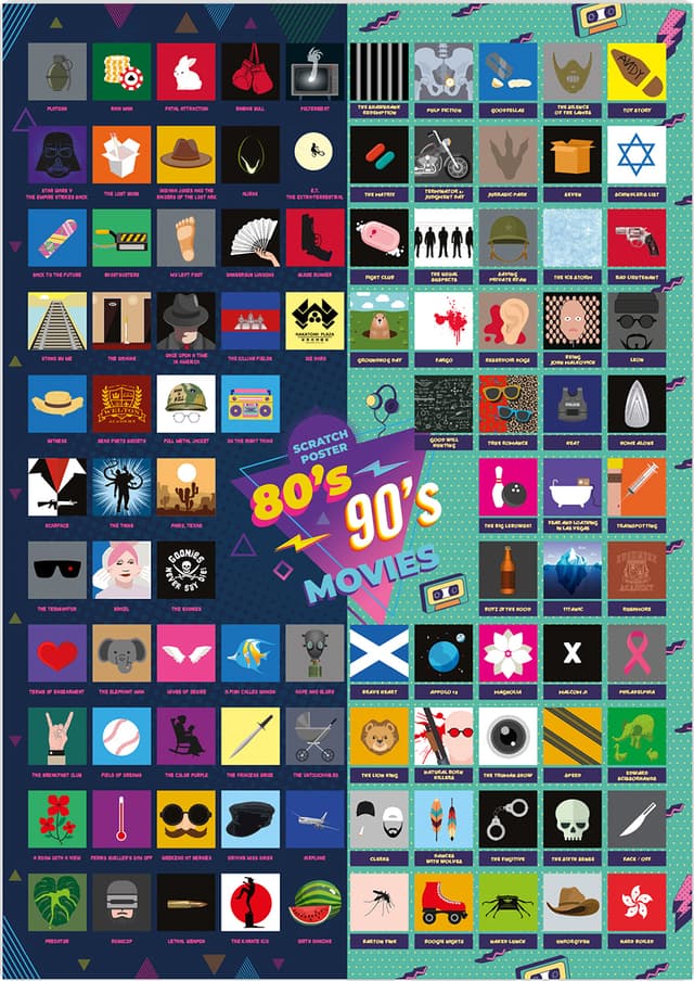 Mad Monkey Top 100 80s & 90s filmplakat