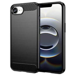 Borstat silikon skal iPhone 16e - Svart