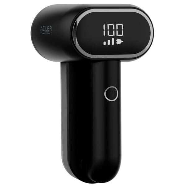 Adler Knopfjerner med LCD-display - Sort
