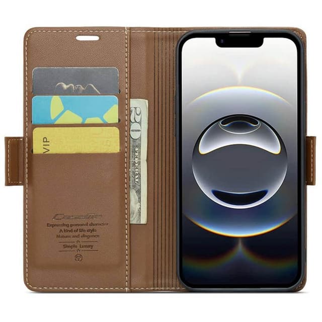 CaseMe mobildeksel 023 iPhone 16e - Brun