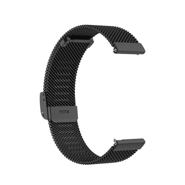 Urrem af metal 22 mm - Sort