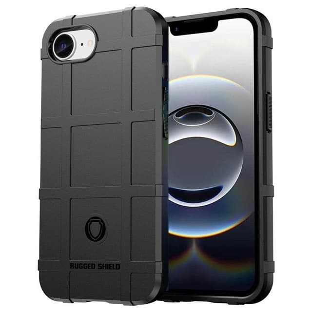 Rugged Shield deksel iPhone 16e - Svart