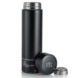 Extralink Smart Resetermos med LED-display 500 ml - Svart
