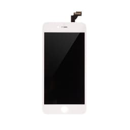 iPhone 6 Plus Skærm LCD Display Glas - Livstidsgaranti - Hvid