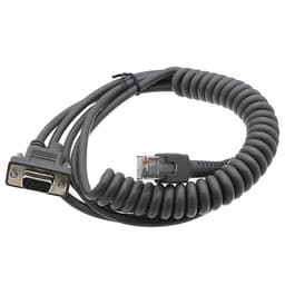 Strekkodeskannerkabel Spiral - RJ45 til RS232 til Honeywell / Zebra / Symbol 3m