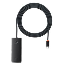 Baseus Lite Series USB-hub 4 porter - USB-C til 4xUSB-A 3.0 2 m
