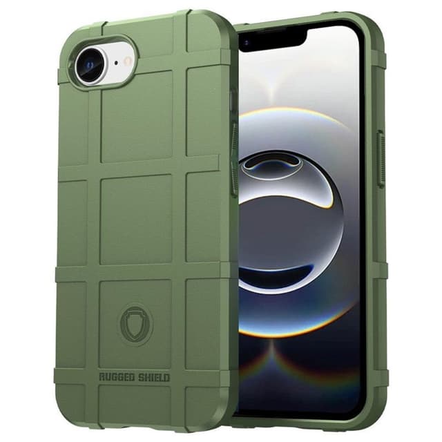 Rugged Shield cover iPhone 16e - Grøn