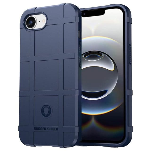 Rugged Shield deksel iPhone 16e - Blå