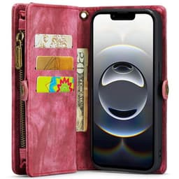 CaseMe mobildeksel 008 8-kort iPhone 16e - Rød