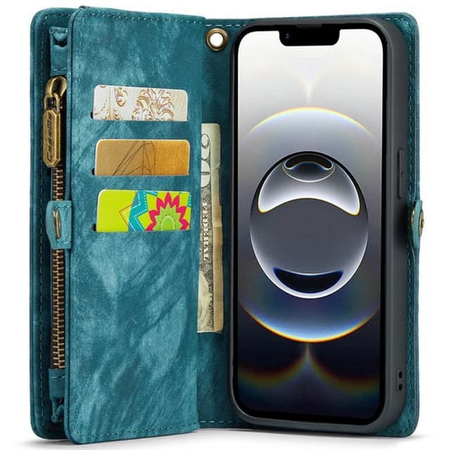 CaseMe mobildeksel 008 8-kort iPhone 16e - Blå