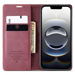 CaseMe mobildeksel 013 iPhone 16e - Burgunder