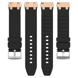 Silikonklokkerem for Samsung, Garmin, Huawei Sort
