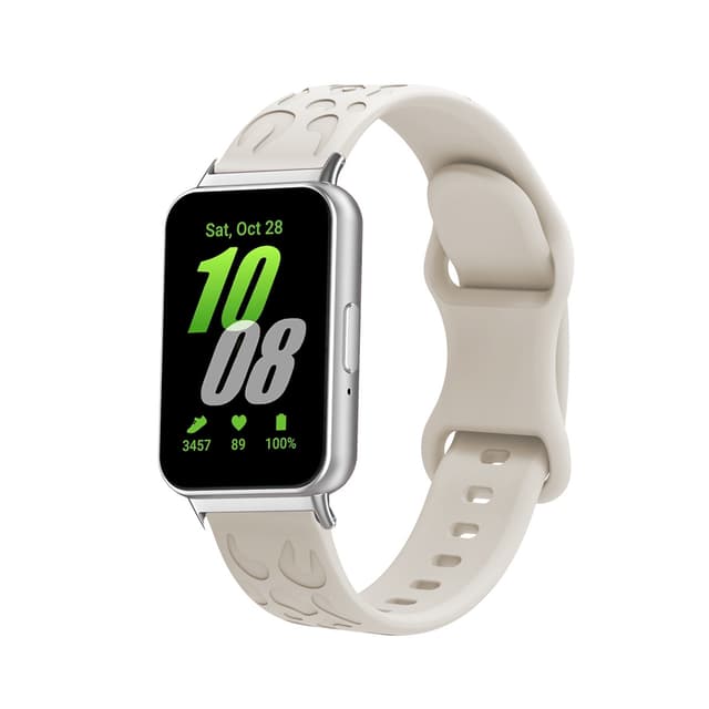 Silikoninen ranneke Samsung Galaxy Fit3:lle Kulta