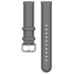 22 mm læder sportsbånd kompatible med CMF BY NOTHING Watch Pro Grå