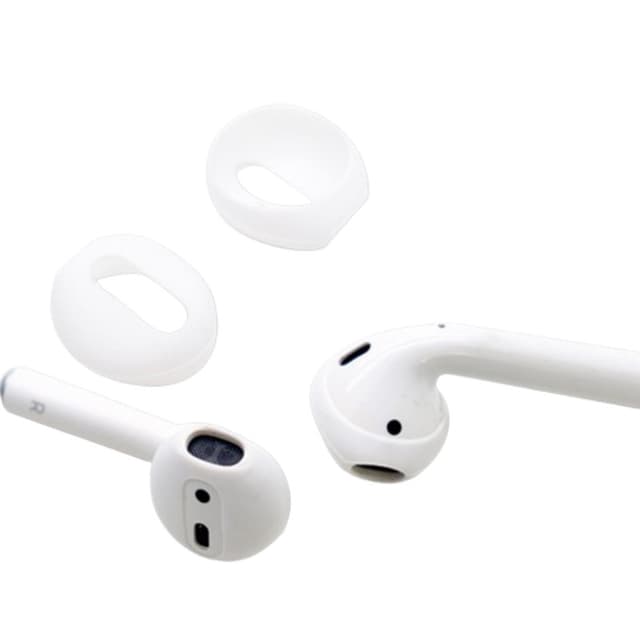 Öronskydd i Silikon för AirPods 1/2 Generation Vit