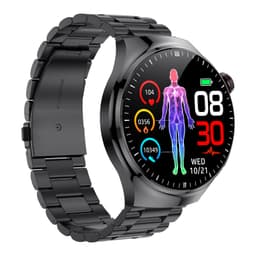 Smart Sports Watch - Sundhedsovervågning & Bluetooth Sort