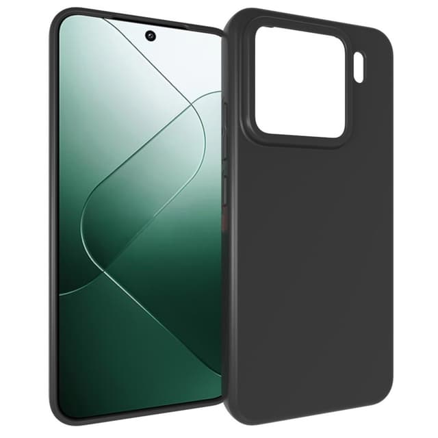 SKALO Xiaomi 15 Mattsort Ultratyndt TPU Cover - Sort