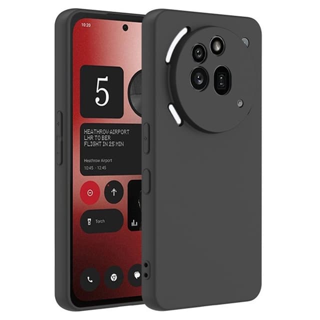SKALO Nothing Phone (3a) Pro 5G Matsort Ultratyndt TPU Cover - Sort