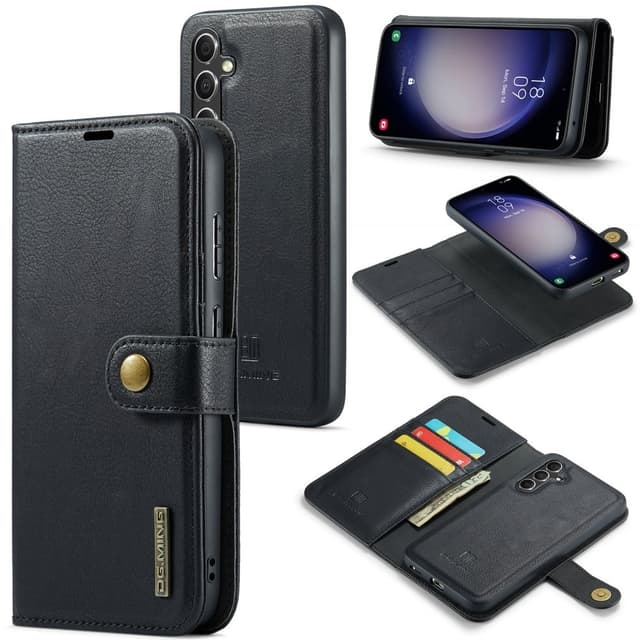 DG MING Samsung A36 5G 2-i-1 Magnet Plånboksfodral - Svart