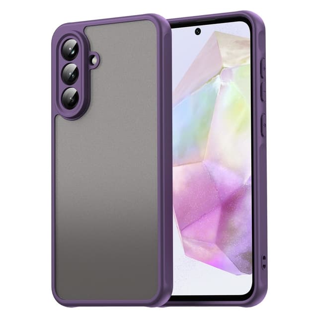 SKALO Samsung A56 5G Color Bumper Frosted Skal - Lila