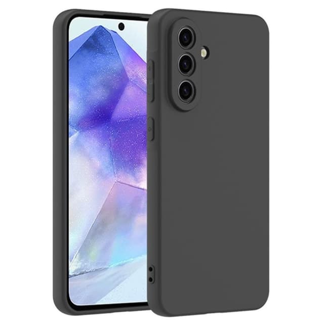 SKALO Samsung A56 5G Matsort Ultratyndt TPU Cover - Sort