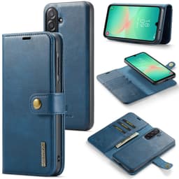 DG MING Samsung A26 5G 2-i-1 Magnet Flip Cover - Blå