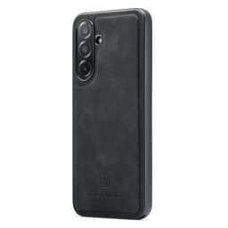 DG MING Samsung A26 5G Premium PU-nahka Hybrid Suojakuori - Musta