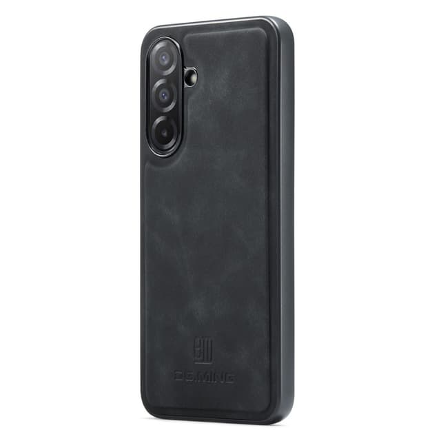DG MING Samsung A26 5G Premium PU-nahka Hybrid Suojakuori - Musta