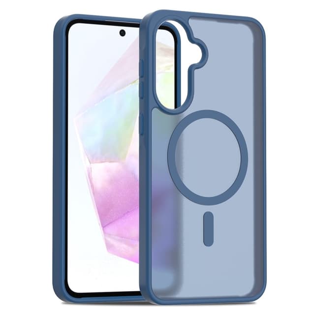 SKALO Samsung A36 5G Skin-touch Hybrid Cover - Blå