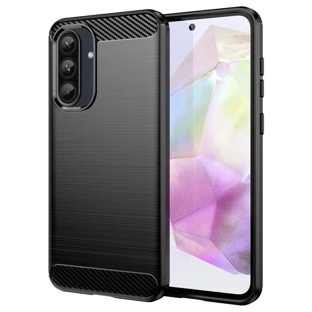 SKALO Samsung A36 5G Armor Carbon Cover - Sort