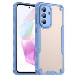 SKALO Samsung A56 5G Armor Hybrid Frosted Suojakuori - Sininen