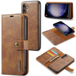 DG MING Samsung A36 5G 2-i-1 Magnet Flip Cover - Brun