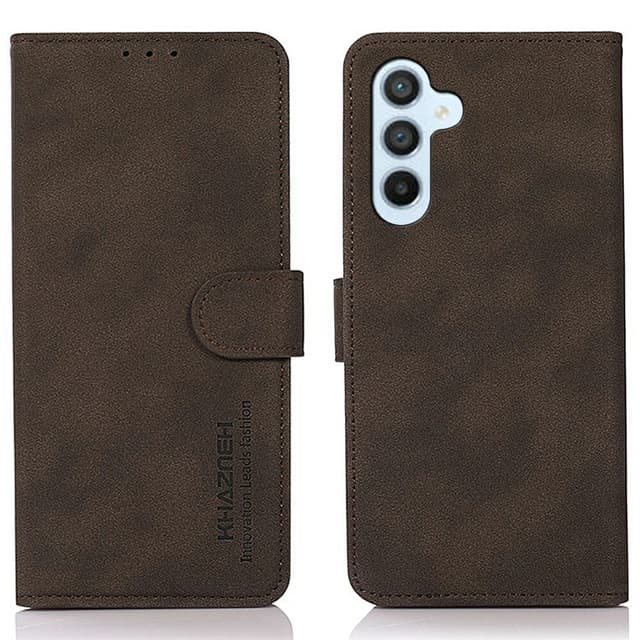 SKALO Samsung A26 5G KHAZNEH Lompakkokotelo - Ruskea