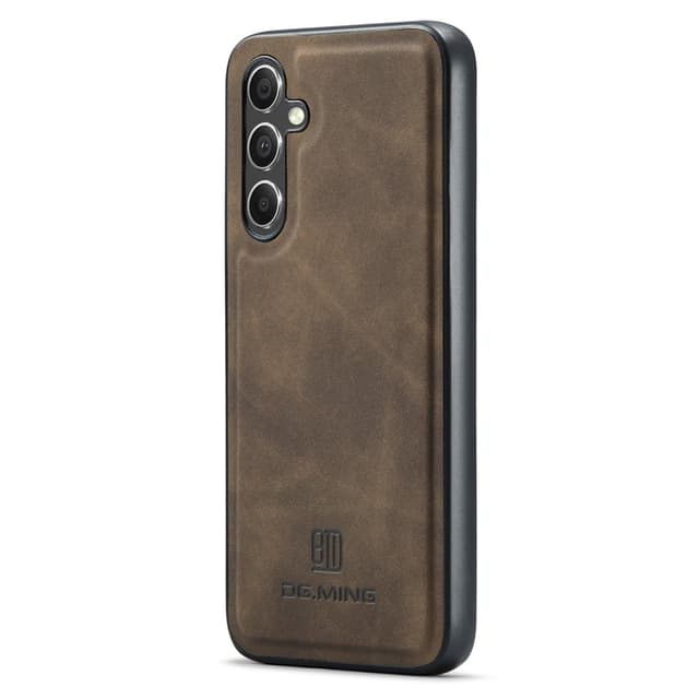 DG MING Samsung A36 5G Premium PU-Läder Hybrid Skal - Mörkbrun