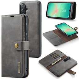 DG MING Samsung A26 5G 2-i-1 Magnet Plånboksfodral - Grå
