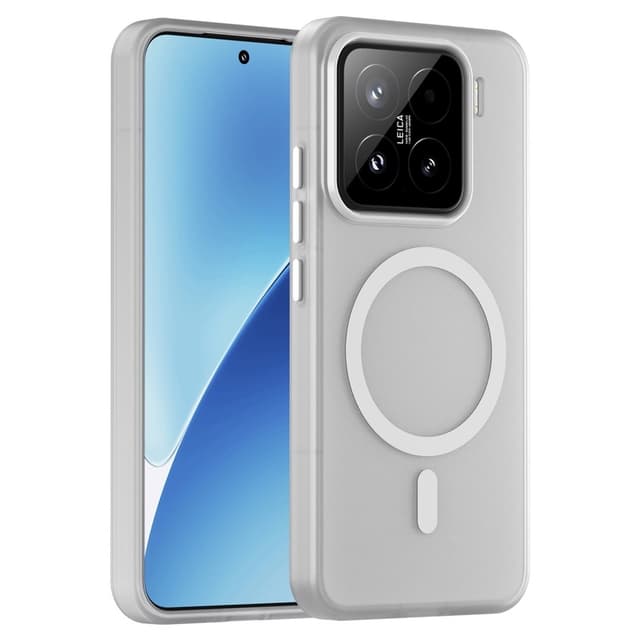 SKALO Xiaomi 15 Matt Translucent Hybrid Skal - Vit
