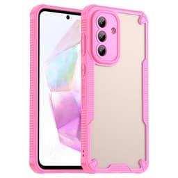 SKALO Samsung A56 5G Armor Hybrid Frosted Suojakuori - Pinkki