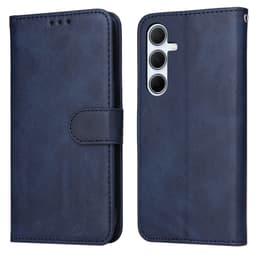 SKALO Samsung A56 5G PU-læder Flip Cover - Blå