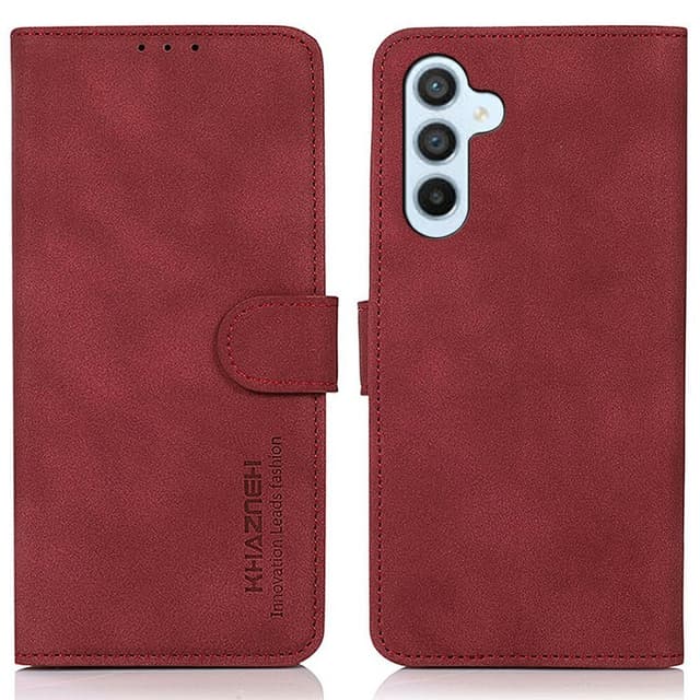 SKALO Samsung A26 5G KHAZNEH Lompakkokotelo - Punainen