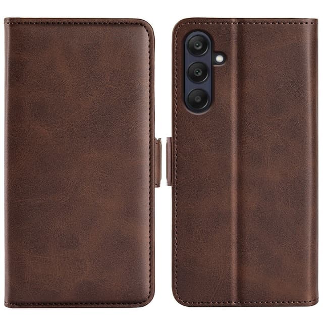 SKALO Samsung A26 5G Premium ID Plånboksfodral - Brun