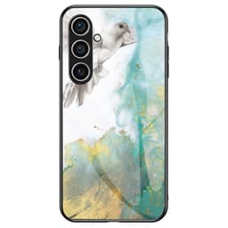 SKALO Samsung A26 5G Marmor Hærdet Glas TPU Cover - #2