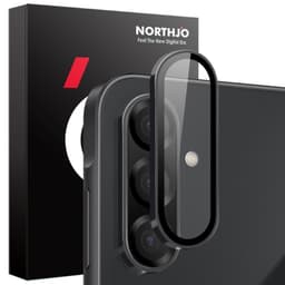 SKALO Samsung A26 5G NORTHJO Kameraskydd Metallring - Svart