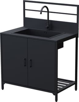 VARI utekök modul 7.1 diskho och kran (svart)