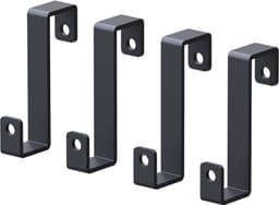 VARI utekök krokar (4-pack) (svart)