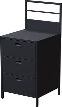 VARI udendørs køkkenmodul 3-skuffe 10 (sort)